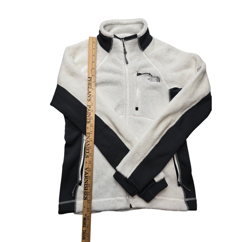 The North Face Summit Series Polartec Fleece Jacket Cream Black Womens Medium M - Picture 7 of 10